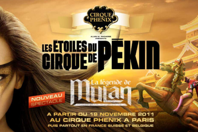 Les etoiles du cirque de Pekin La Legende de Mulan